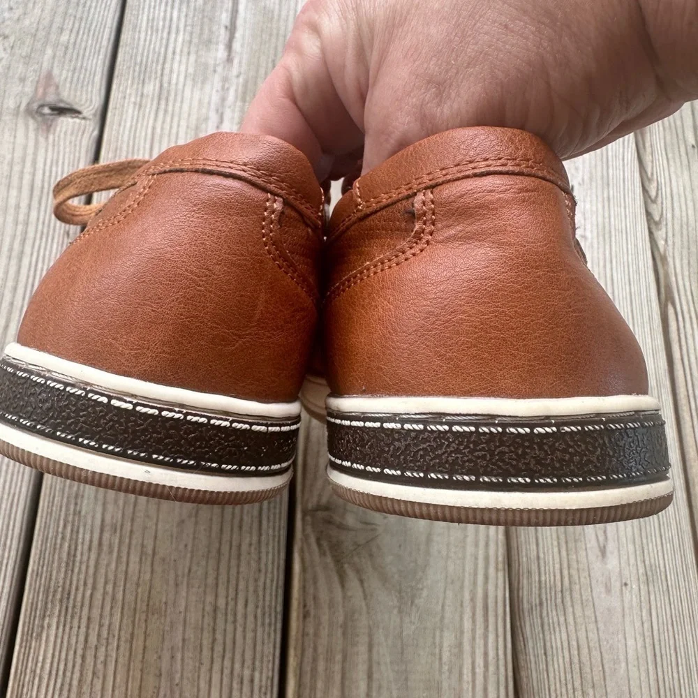 Jonsen Tan Leather Oxfords for Men